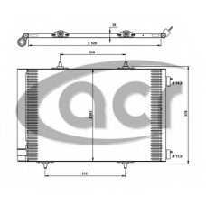 300690 ACR Конденсатор, кондиционер