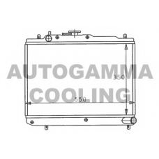 100474 AUTOGAMMA Радиатор, охлаждение двигателя