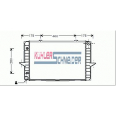 3305201 KUHLER SCHNEIDER Радиатор, охлаждение двигател