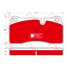 GDB1816DTE TRW Комплект тормозных колодок, дисковый тормоз