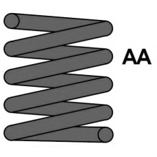QSS2110 QUINTON HAZELL Пружина ходовой части