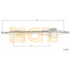 11.2481 COFLE Трос, управление сцеплением