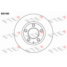 BS7480 FTE Тормозной диск
