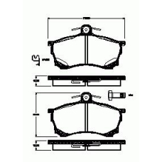 582.00 REMSA 582 00_=fo637981=593 000b-sx !колодки дисковые п. mitsubishi carisma 1.6/1.8/16v/gdi/1.9td 95-06