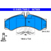13.0460-7909.2 ATE Комплект тормозных колодок, дисковый тормоз