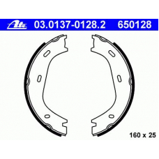 03.0137-0128.2 ATE Комплект тормозных колодок, стояночная тормозная с