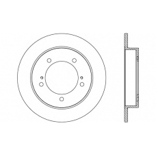 BDA2707.10 OPEN PARTS Тормозной диск