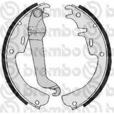 S 59 504 BREMBO Комплект тормозных колодок