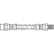 501 332 TOPRAN Тормозной шланг