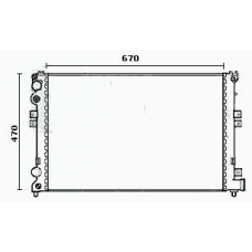 RM0552 EQUAL QUALITY Радиатор, охлаждение двигателя