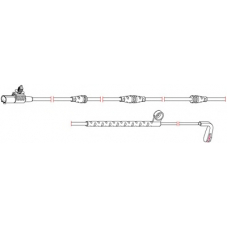 8278 CARRAB BRAKE PARTS Сигнализатор, износ тормозных колодок