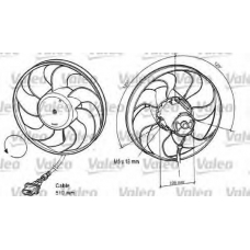 696042 VALEO Вентилятор, охлаждение двигателя