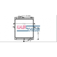 0422902 KUHLER SCHNEIDER Радиатор, охлаждение двигател