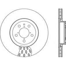 BDR1015.20 OPEN PARTS Тормозной диск