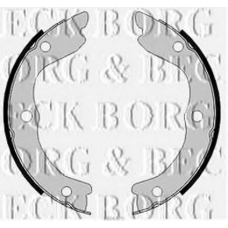BBS6370 BORG & BECK Комплект тормозных колодок