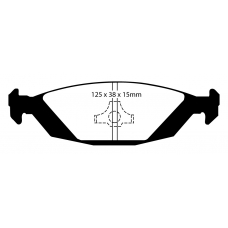 DP2635 EBC Brakes Колодки тормозные