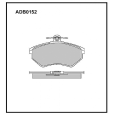 ADB0152 Allied Nippon Тормозные колодки