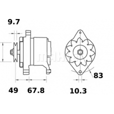 MG 190 MAHLE Генератор