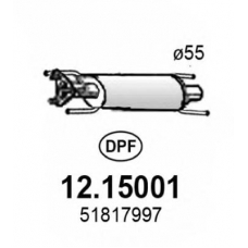 12.15001 ASSO Сажевый / частичный фильтр, система выхлопа ОГ