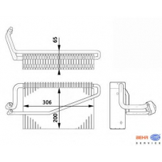 8FV 351 211-791 HELLA Испаритель, кондиционер