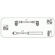 FS6 JANMOR Комплект проводов зажигания