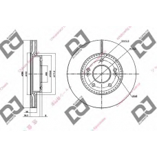 BD1368 DJ PARTS Тормозной диск