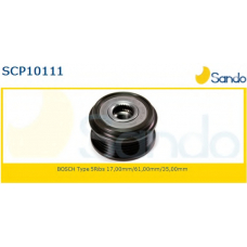 SCP10111 SANDO Ременный шкив, генератор