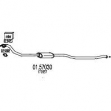 01.57030 MTS Средний глушитель выхлопных газов