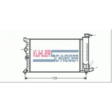 1501701 KUHLER SCHNEIDER Радиатор, охлаждение двигател