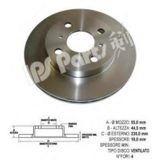 IBT-1278 IPS Parts Тормозной диск