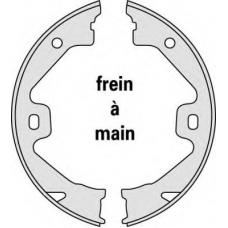 M811 MGA Комплект тормозных колодок, стояночная тормозная с