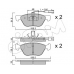 822-083-0 CIFAM Комплект тормозных колодок, дисковый тормоз