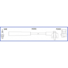 134659 HITACHI Комплект проводов зажигания