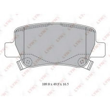 BD-7599 LYNX Bd-7599 колодки тормозные задние toyota avensis (t27) 1.8-2.0 09>