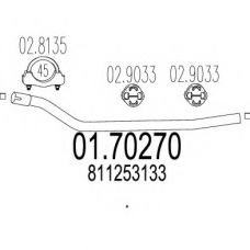01.70270 MTS Труба выхлопного газа