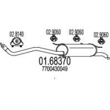 01.68370 MTS Глушитель выхлопных газов конечный