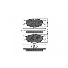 32041 SPIDAN Комплект тормозных колодок, дисковый тормоз