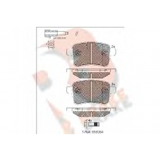 RB1995 R BRAKE Комплект тормозных колодок, дисковый тормоз