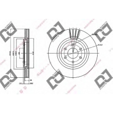 BD2085 DJ PARTS Тормозной диск