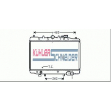 0201001 KUHLER SCHNEIDER Радиатор, охлаждение двигател