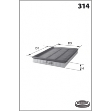 ELP3860 MECAFILTER Воздушный фильтр