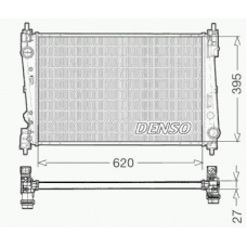 DRM13015 DENSO Радиатор, охлаждение двигателя