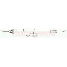 432963B BENDIX Трос, стояночная тормозная система