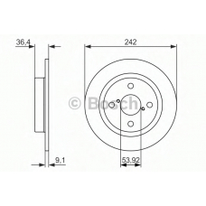 0 986 479 879 BOSCH Тормозной диск