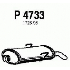 P4733 FENNO Глушитель выхлопных газов конечный