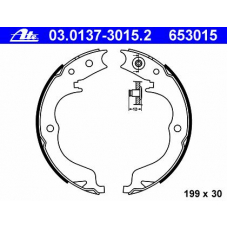 03.0137-3015.2 ATE Комплект тормозных колодок, стояночная тормозная с