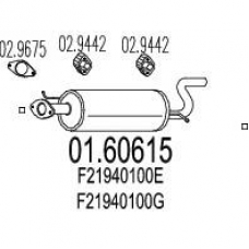 01.60615 MTS Глушитель выхлопных газов конечный