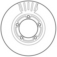 562800BC BENDIX Тормозной диск