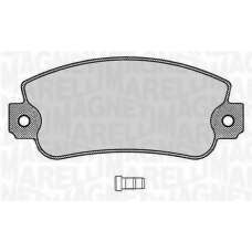 363916060212 MAGNETI MARELLI Комплект тормозных колодок, дисковый тормоз