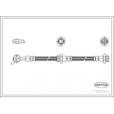 19030494 CORTECO Тормозной шланг